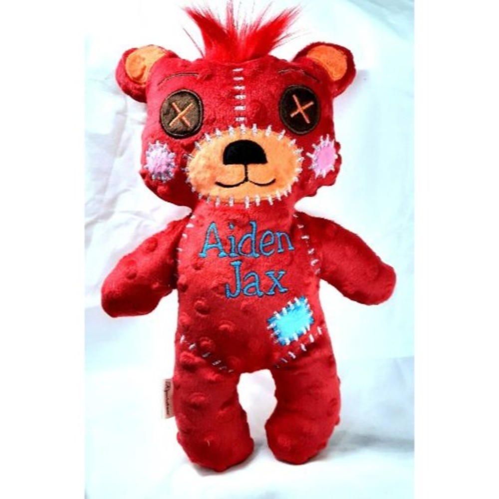 Plush Handmade Bear Cocomelon Plush stuffed animal red Safe 12” Toy High Quality
